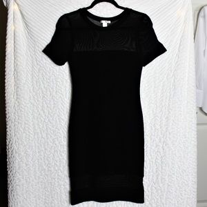 3 for $20 Black Short Sleeve Dress Mesh Midi